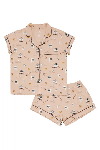 Women's Short Sleeve Pajama Set in Gilmore Girls
