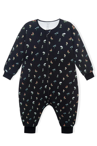 Long Sleeve Adult Sleep Bag Walker in Midnight Wildflower