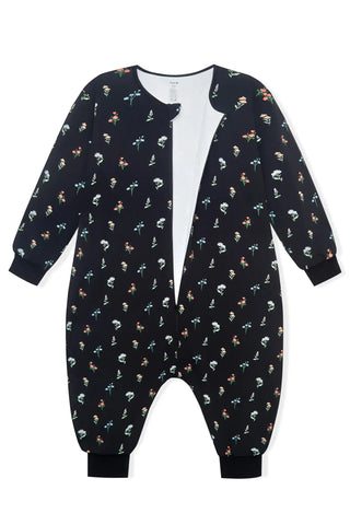 Long Sleeve Adult Sleep Bag Walker in Midnight Wildflower