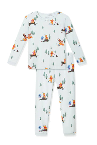 Long Sleeve Pajamas in Winnie the Pooh Hundred Acre Wood
