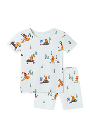 Short Sleeve Pajamas in Winnie the Pooh Hundred Acre Wood