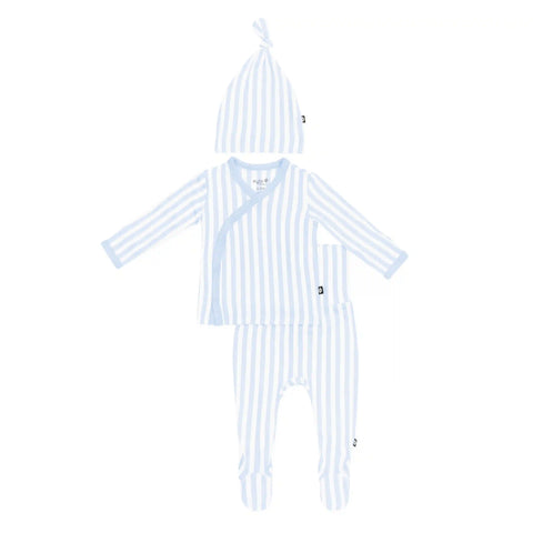 Take Me Home Set with Cap in Small Mist Stripe
