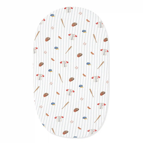 Oval Bassinet Sheet in Home Run