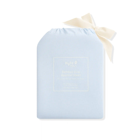 Oval Bassinet Sheet in Breeze