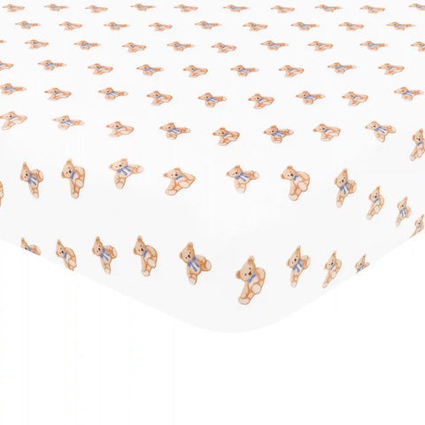 Mini Crib Sheet in Teddy Bear