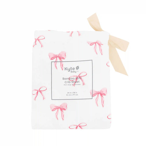 Mini Crib Sheet in Bow