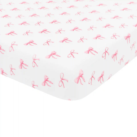 Mini Crib Sheet in Bow