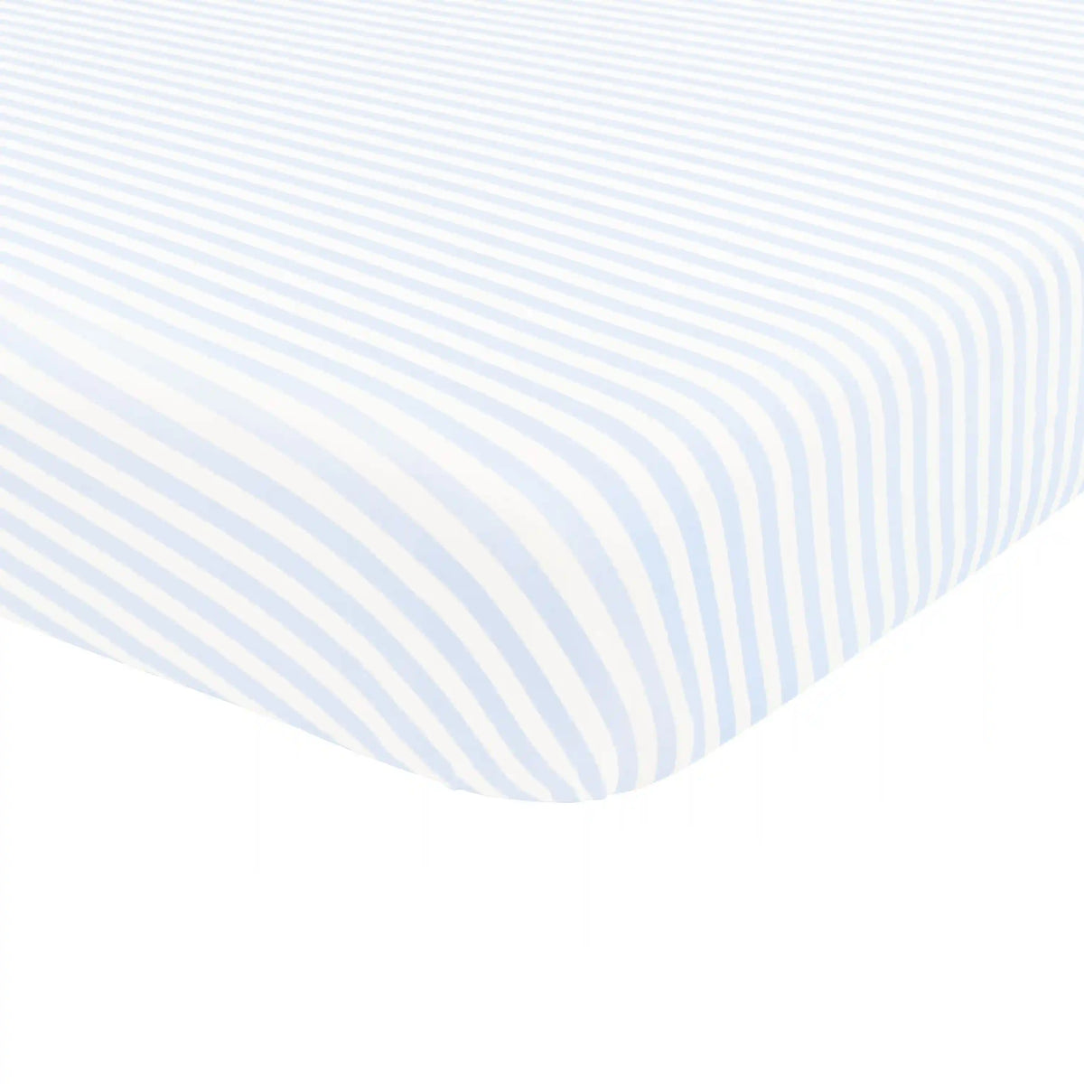 Mini Crib Sheet in Small Mist Stripe