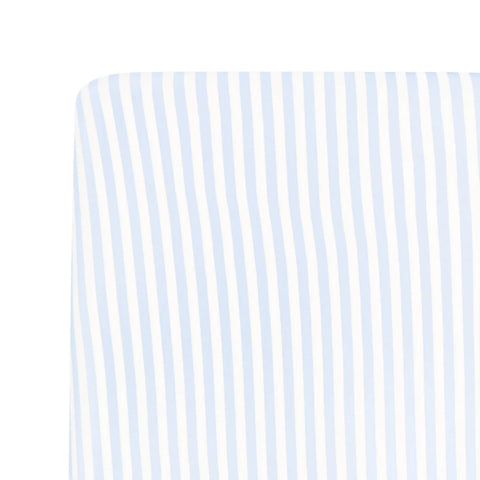Mini Crib Sheet in Small Mist Stripe