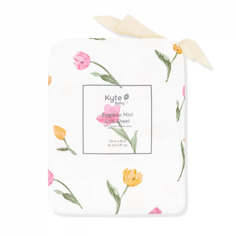 Mini Crib Sheet in Tulip