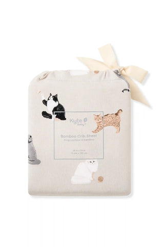 Crib Sheet in Fluffy Cat