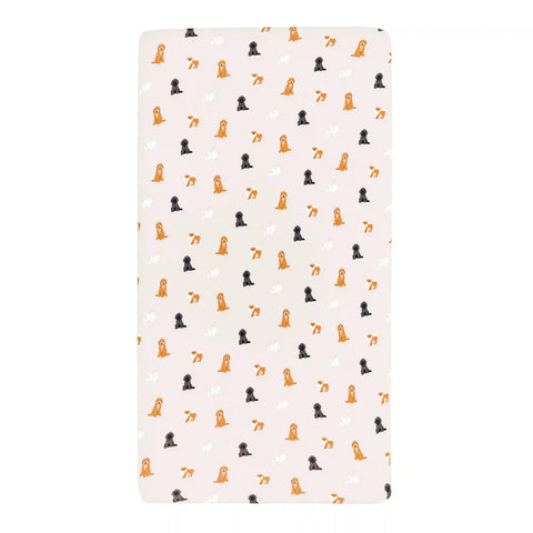 Crib Sheet in Fluffy Dog