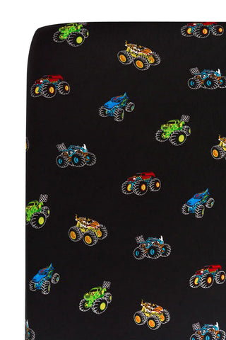 Crib Sheet in Monster Truck