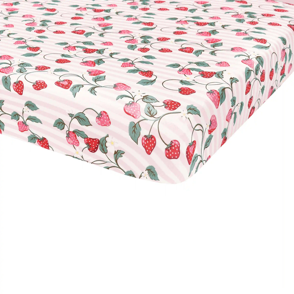 Crib Sheet in Strawberry Fields