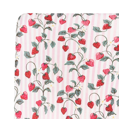 Crib Sheet in Strawberry Fields