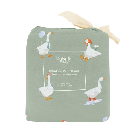 Crib Sheet in Silly Goose
