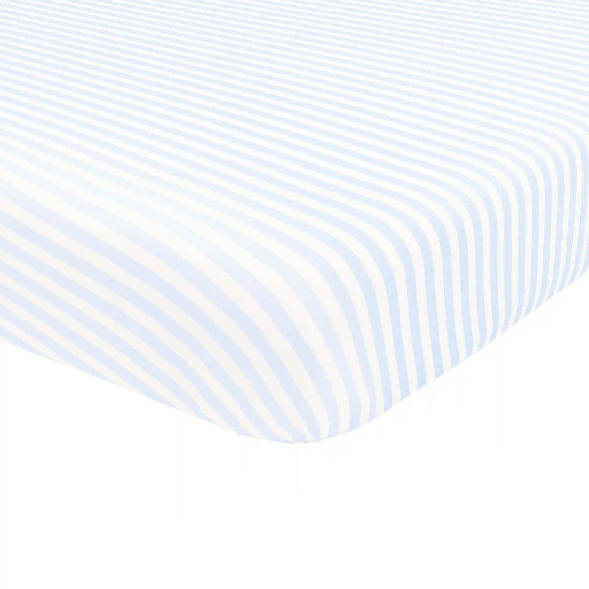 Crib Sheet in Small Mist Stripe