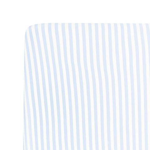 Crib Sheet in Small Mist Stripe