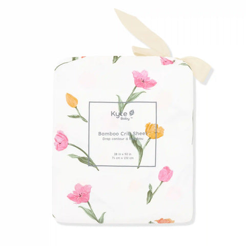 Crib Sheet in Tulip