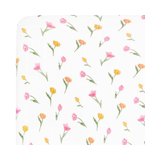 Crib Sheet in Tulip