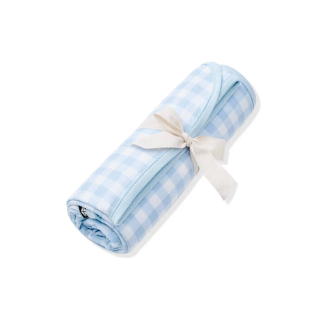 Swaddle Blanket in Gingham Breeze