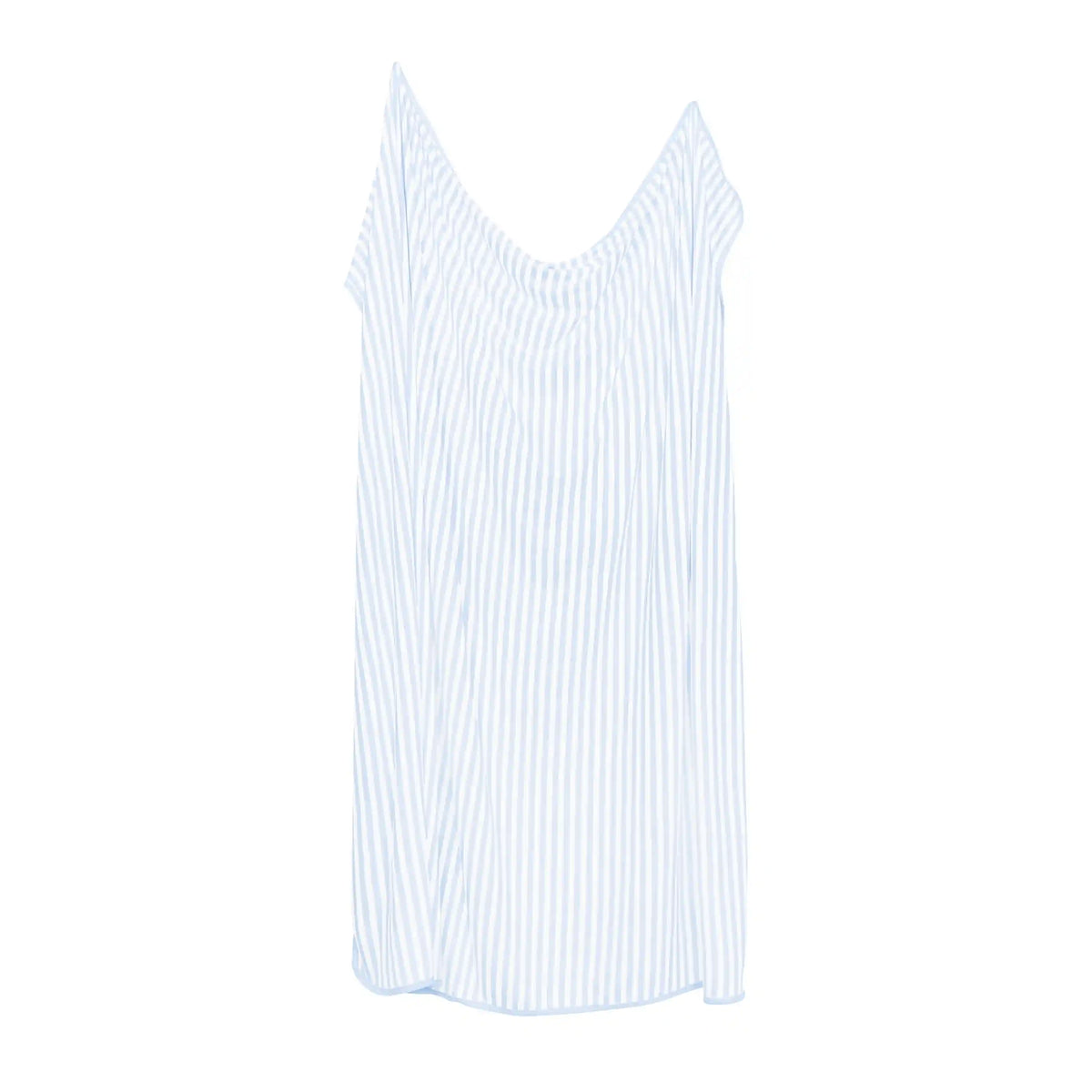 Swaddle Blanket in Small Mist Stripe
