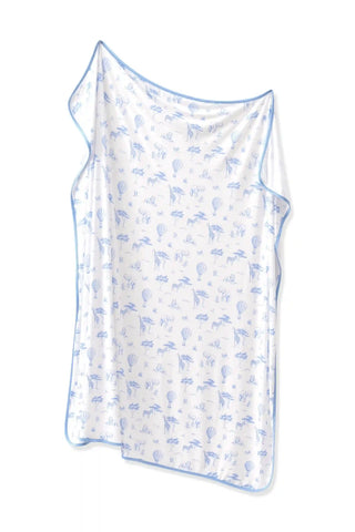 Swaddle Blanket in Toile Safari
