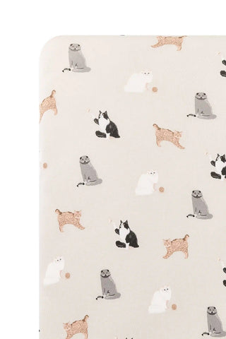 Twin Sheet in Fluffy Cat