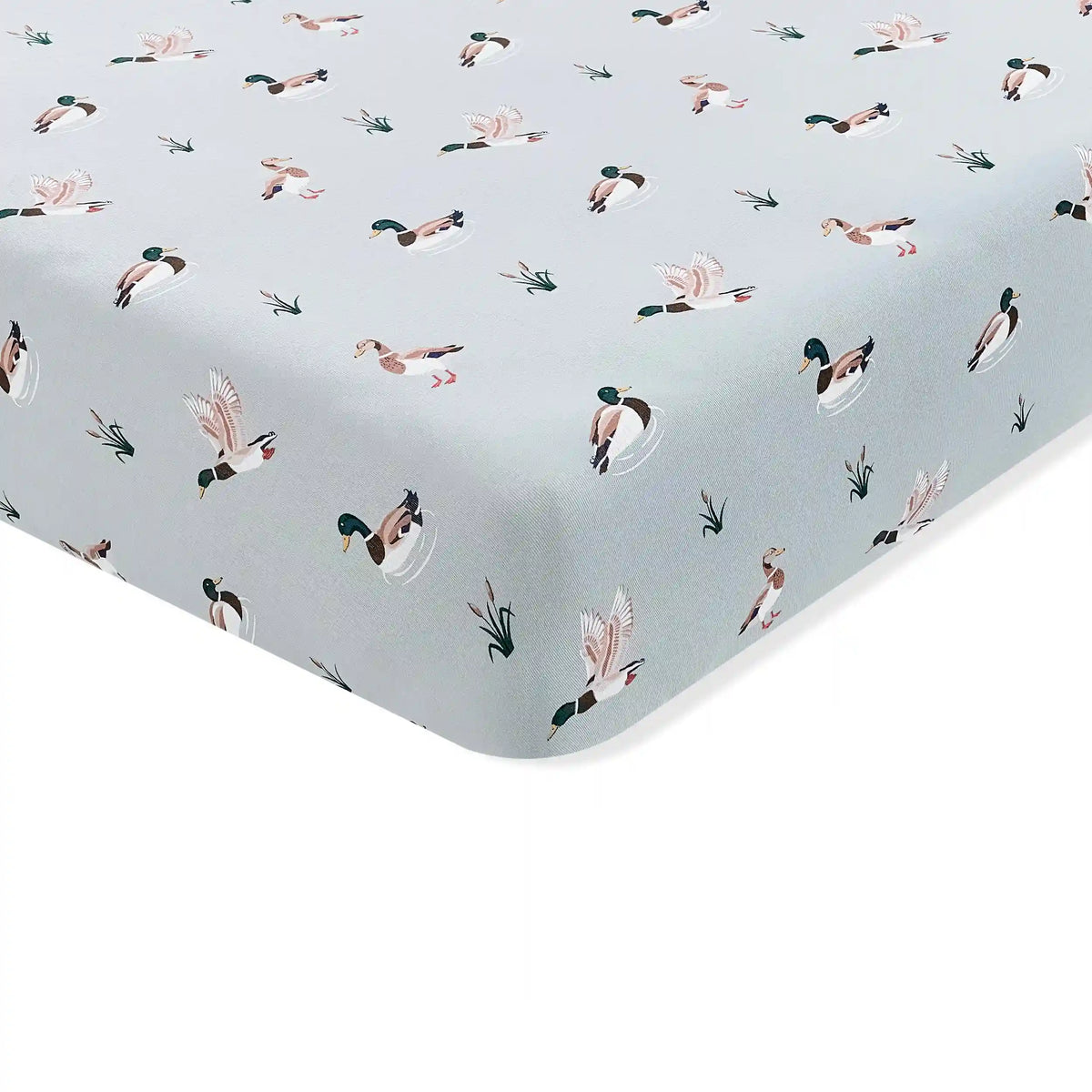 Twin Sheet in Mallard Duck