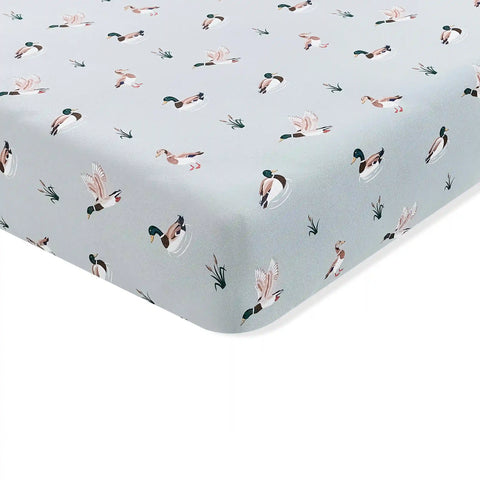 Twin Sheet in Mallard Duck