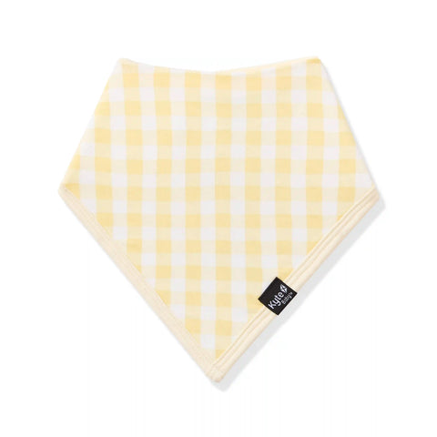 Bib in Gingham Chamomile