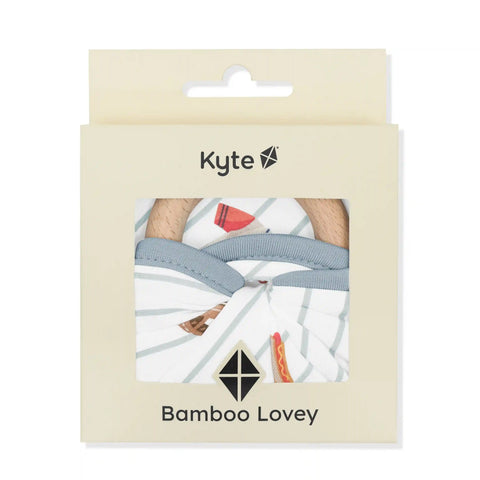 Lovey in Home Run with Removable Wooden Teething Ring