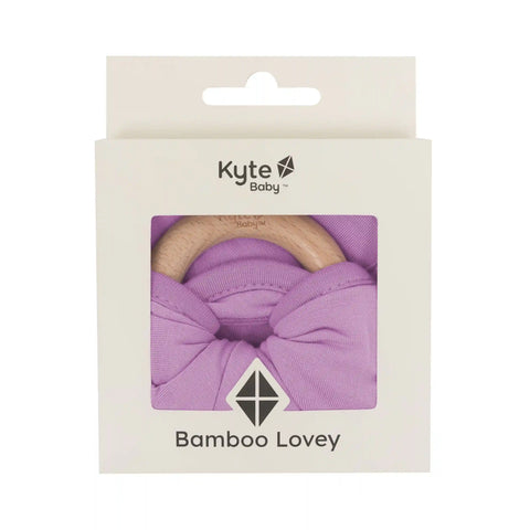 Lovey in Poi with Removable Wooden Teething Ring