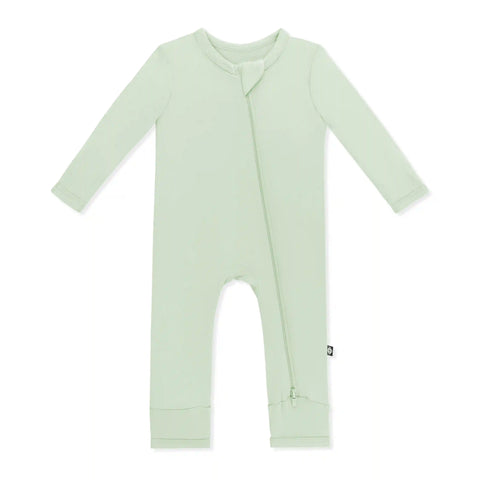 Zippered Romper in Basil