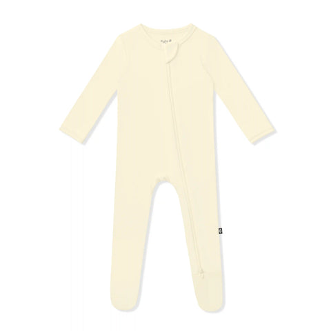 Zippered Footie in Chamomile