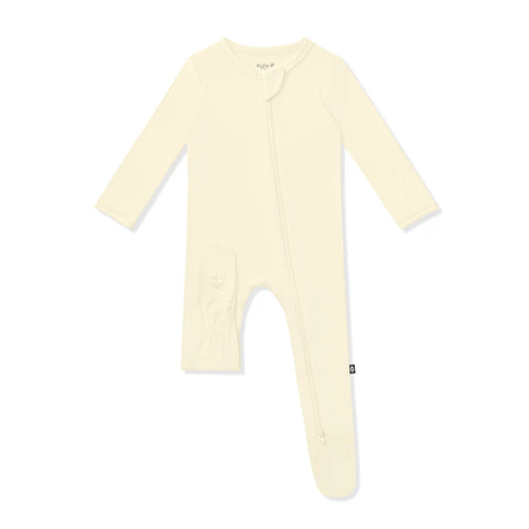 Zippered Footie in Chamomile