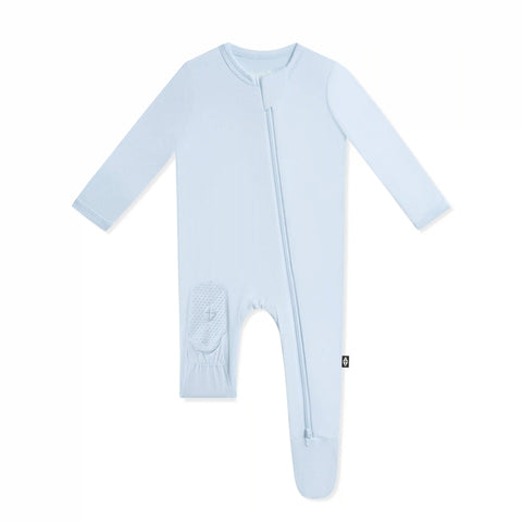 Zippered Footie in Breeze
