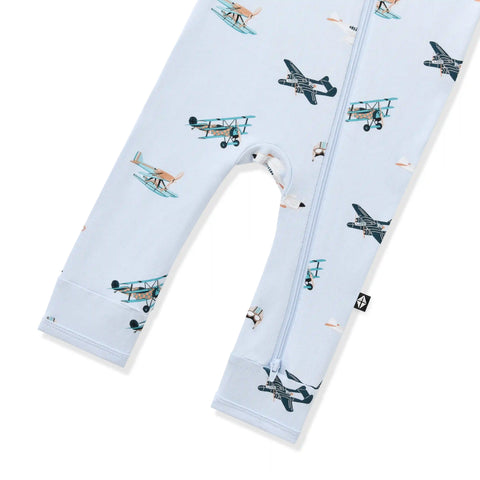 Zippered Romper in Take Off