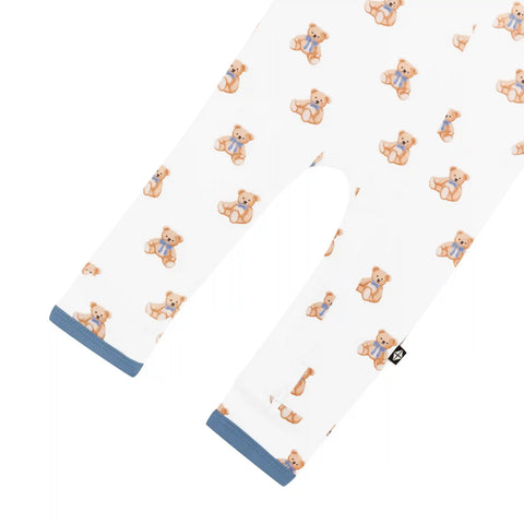 Zippered Romper in Teddy Bear