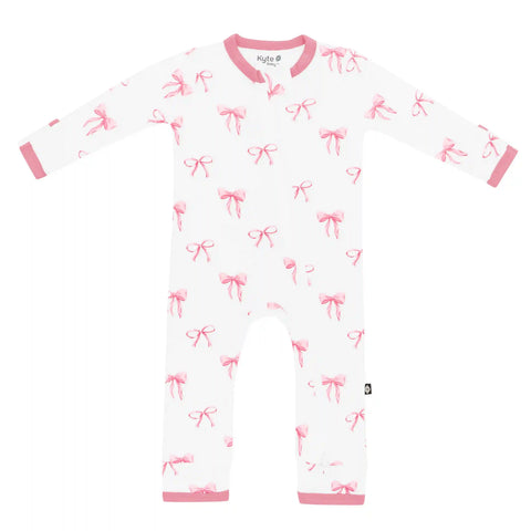 Zippered Romper in Bow