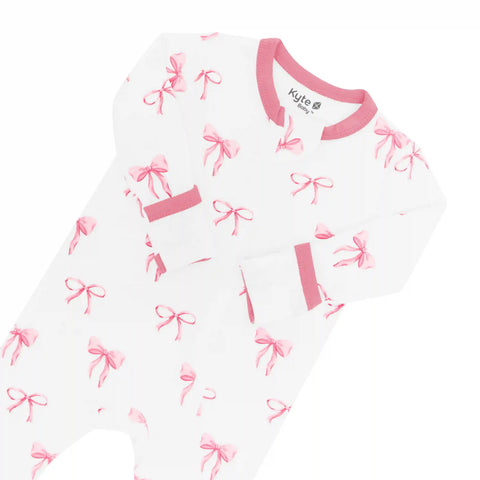 Zippered Romper in Bow