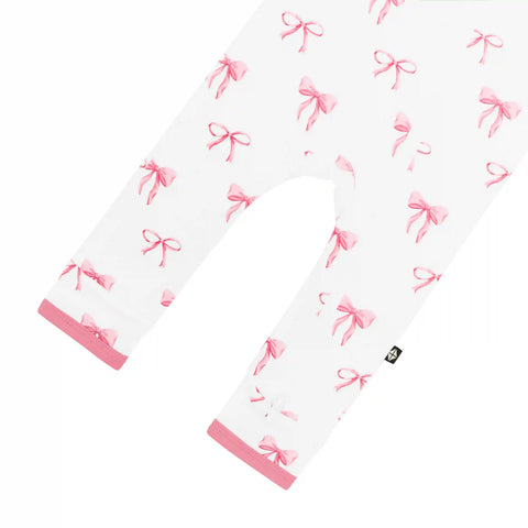 Zippered Romper in Bow