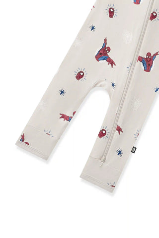 Zippered Romper in Spider-Man