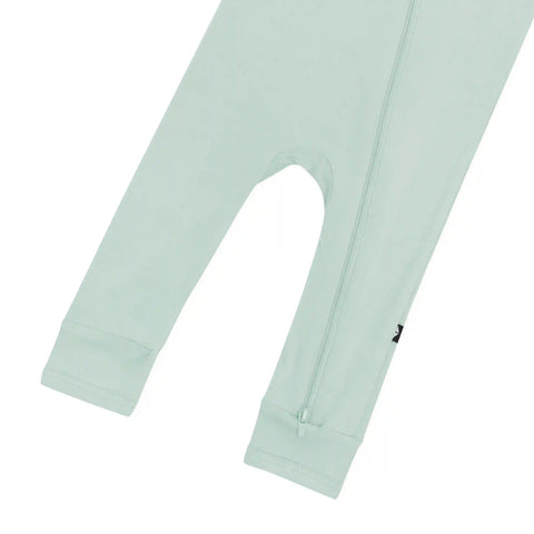 Zippered Romper in Sage