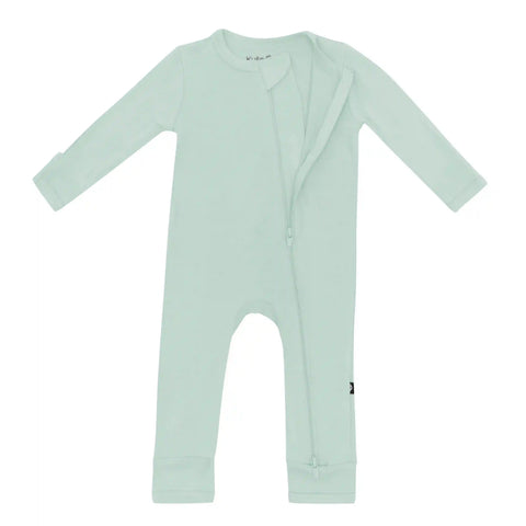 Zippered Romper in Sage