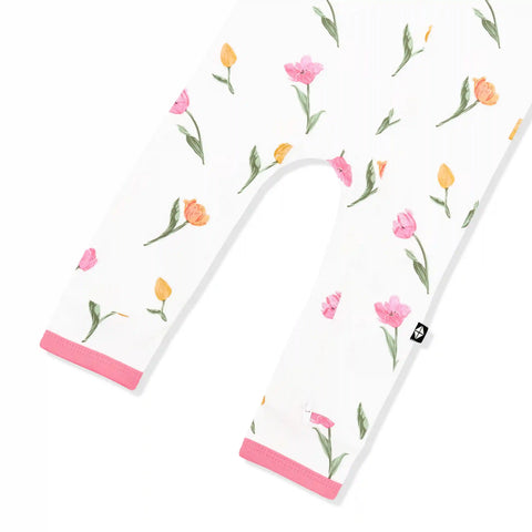 Zippered Romper in Tulip