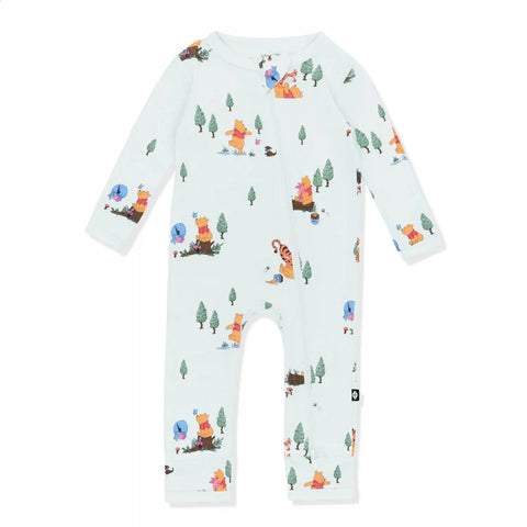 Zippered Romper in Winnie the Pooh Hundred Acre Wood