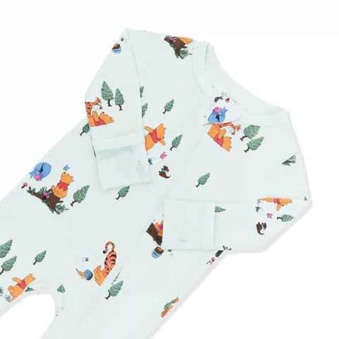 Zippered Romper in Winnie the Pooh Hundred Acre Wood