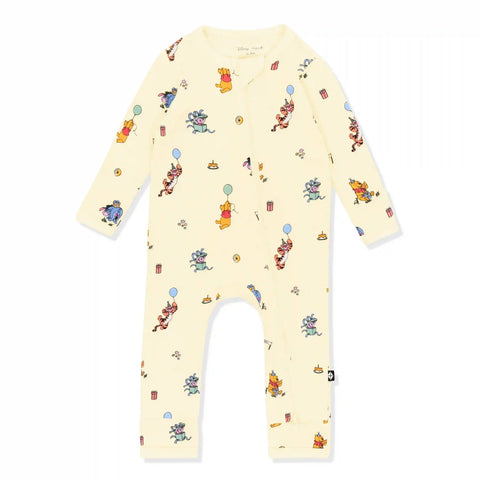 Zippered Romper in Winnie the Pooh Celebration
