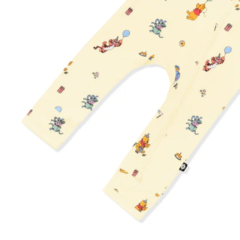 Zippered Romper in Winnie the Pooh Celebration